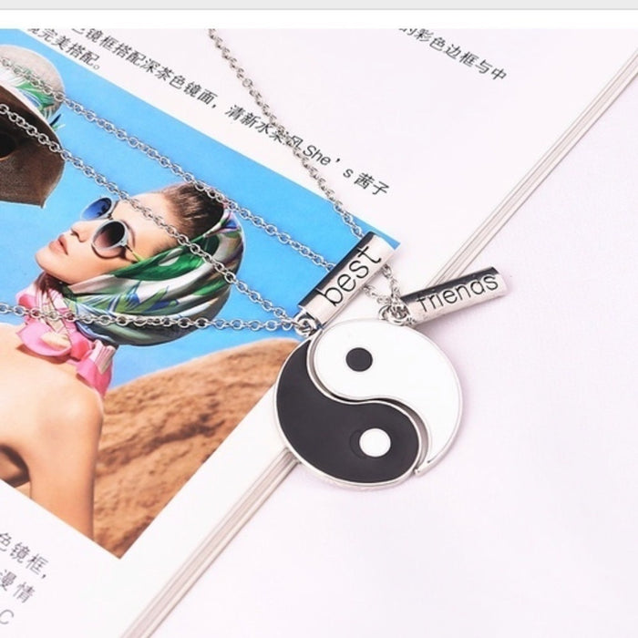 PanacheProse Boho Necklace Pendant Best Friends Logo