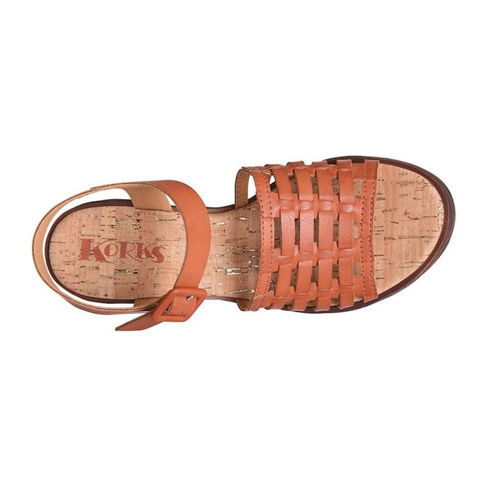 Brand New Kors Women’s Chic Buckle Closure Comfort Platform Sandals Size 8M