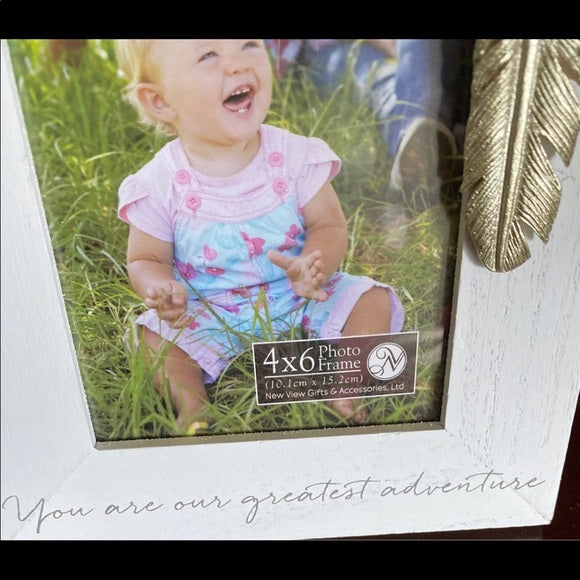 NWT YOU ARE OUR GREATEST ADVENTURE PHOTO FRAME 4 X 6