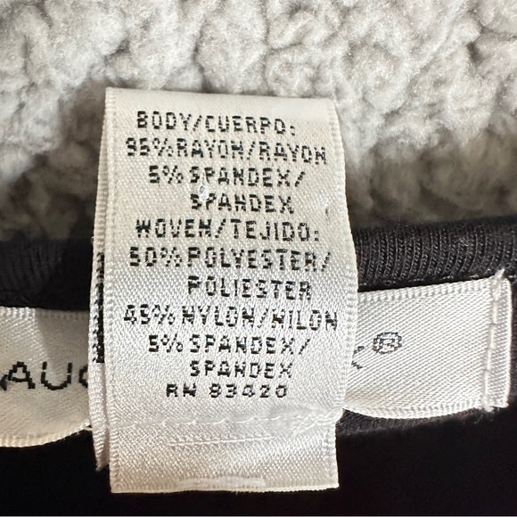 Pre - Loved August Silk Elegant Red and Black Lace Women's Blouse