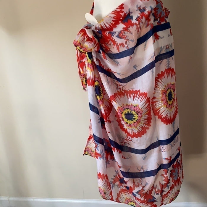 New SARONG Floral Print 100% Polyester 44” x 72” inch⭐️⭐️⭐️⭐️⭐️