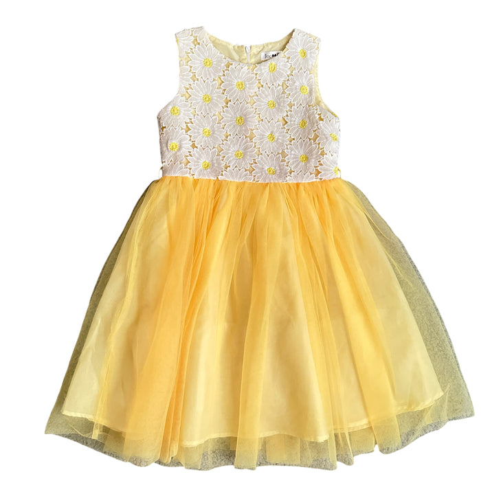 Joe & Ella Girls Lace insert 100% Polyester Lining Sleeveless Dresses Size 8
