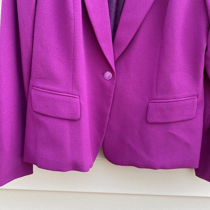 Pre - Loved DN Designs By Danny & Nicole Size 18 Women’s Shawl Collar Jacket