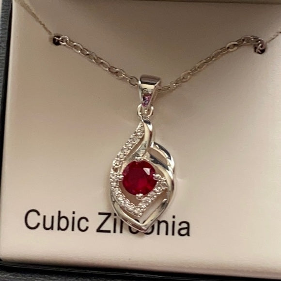 New Direction Cubic Zirconia Necklace ⭐️⭐️⭐️⭐️⭐️