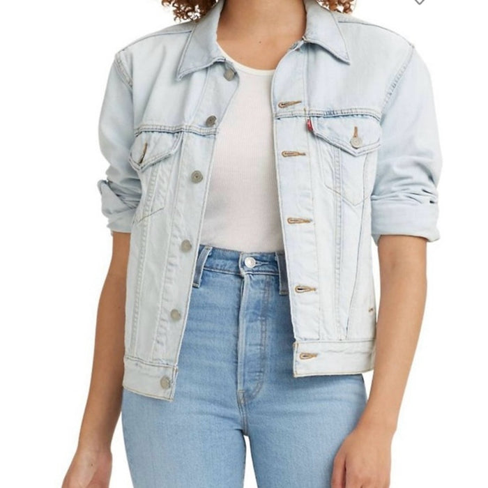 PanacheProse Levi’s Women’s Ex-Boyfriend Denim Trucker Jacket - Size XL