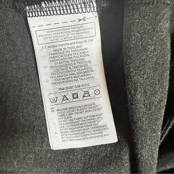 Pre - Loved Adidas Gray Tank twisted Back