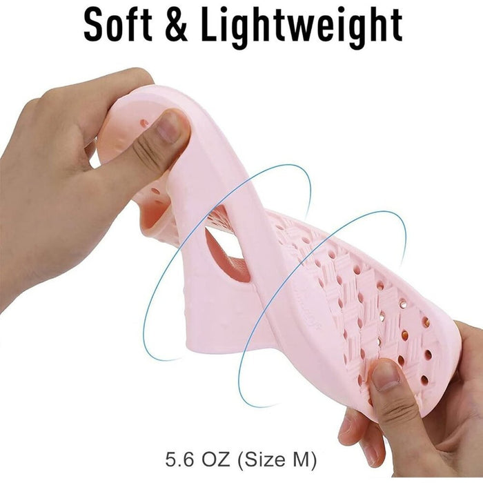 New Support Quick Drying Pool Slides Lightweight Beach Sandals Drain Holes for Women