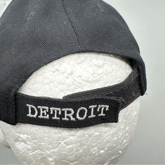 Pre - Loved Vintage-Style Detroit Embroidered Baseball Cap – Adjustable Velcro Strap –