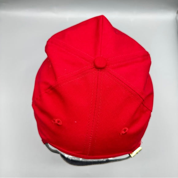 Pre - Loved Vintage Zierke Farms Rope Hat – Made in USA – Red Snapback Trucker Cap