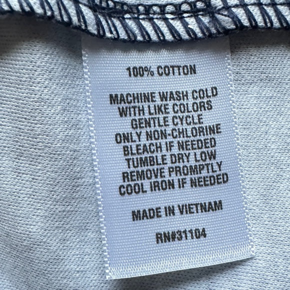 Kim Rogers  Soft Navy Floral Long Sleeve T-Shirt Women’s XL | 100% Cotton