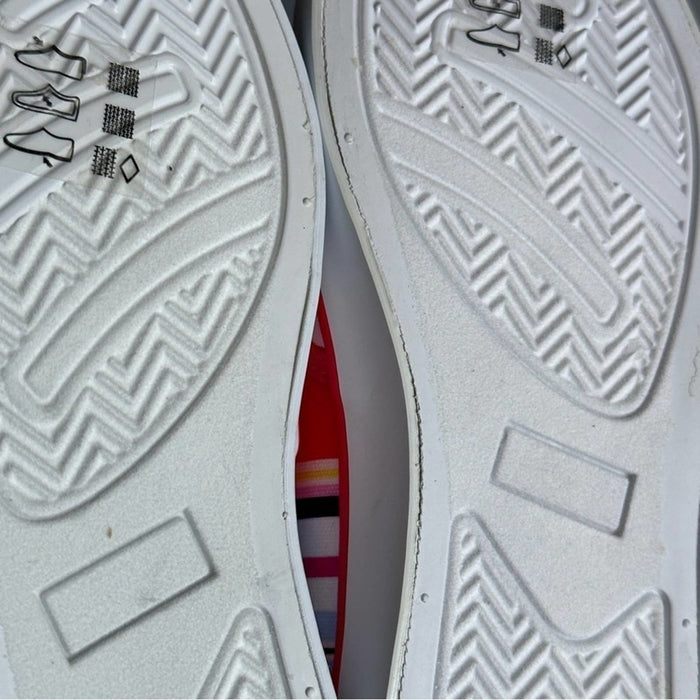 PanacheProse Gymboree Little Girl’s Size 1 Floral Canvas Shoes Tennis Flat Sneakers Brand New