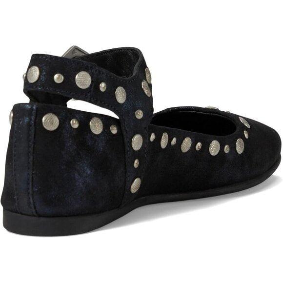 Free People Flat Shoes Women Black Rubber Mystic Mary Jane Contemporary Shoes