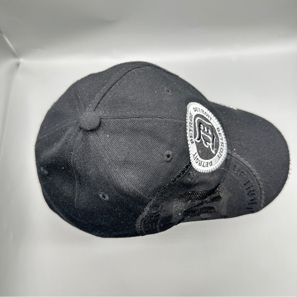 Pre - Loved Vintage-Style Detroit Embroidered Baseball Cap – Adjustable Velcro Strap –