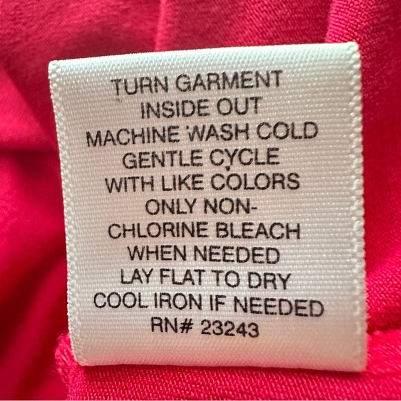 Pre - Loved New York & Company Women's Sleeveless Red Blouse