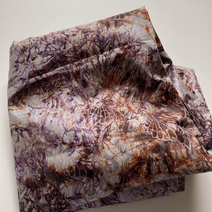 New Authentic Tie & Dye African Fabric, Gray Batik, 4.8 Yards, Multicolor Bat…