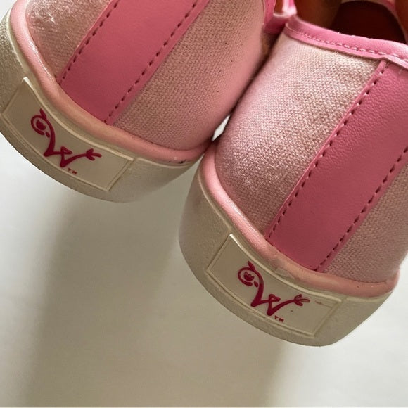 American Girl  US 3 Girl’s Bow Tie Slip On Manmade Outsole Solid Color Pink