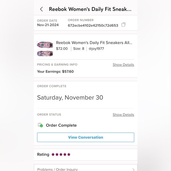 Reebok Women's Daily Fit Sneakers All Day Comfort Lightweight Size 9M