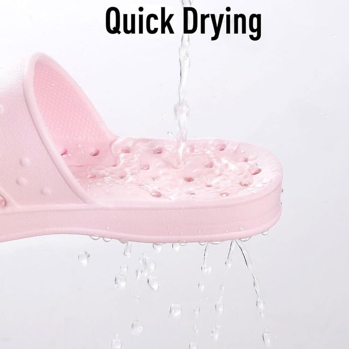 New Support Quick Drying Pool Slides Lightweight Beach Sandals Drain Holes for Women