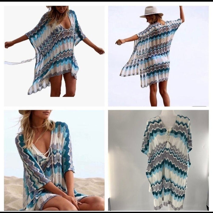 New Boho Festival Diva Crotchet Hippie Beach Diva Cover Up