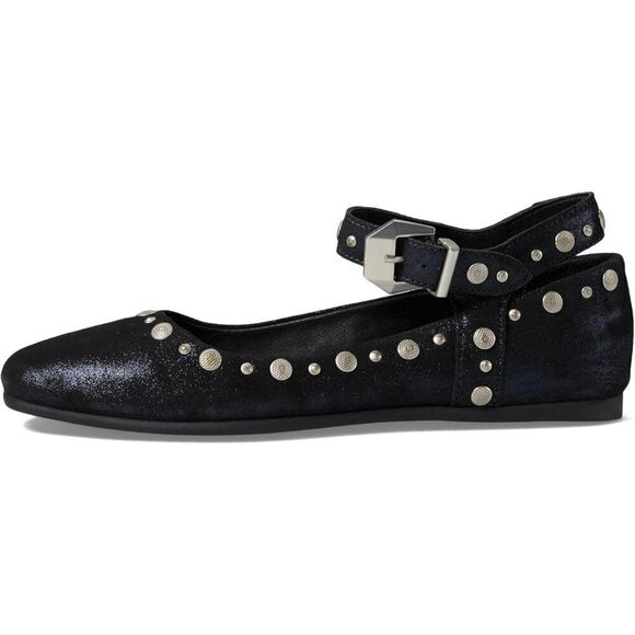 Free People Flat Shoes Women Black Rubber Mystic Mary Jane Contemporary Shoes