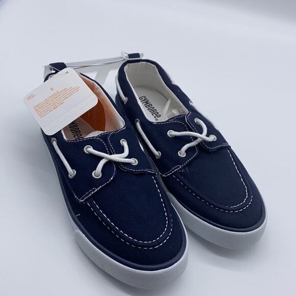 Gymboree Boy’s Navy Blue Boat Shoes Sneakers Size 2