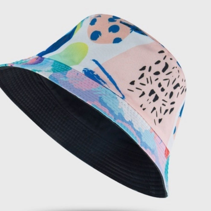 NEW! Bucket Women’s Abstract Poster Art Print Hat