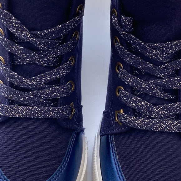 Brand New Gymboree Cosmic Club Blue  High Sneakers  Boys Size 13.
