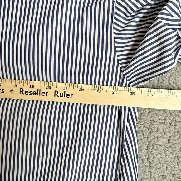 Pre - Loved Zara Women’s 100% Cotton Striped Button-Up Shirt