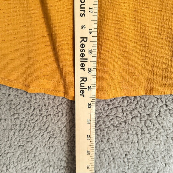 Pre - Loved Free Kisses Women's Mustard Off-Shoulder Blouse Size 2X