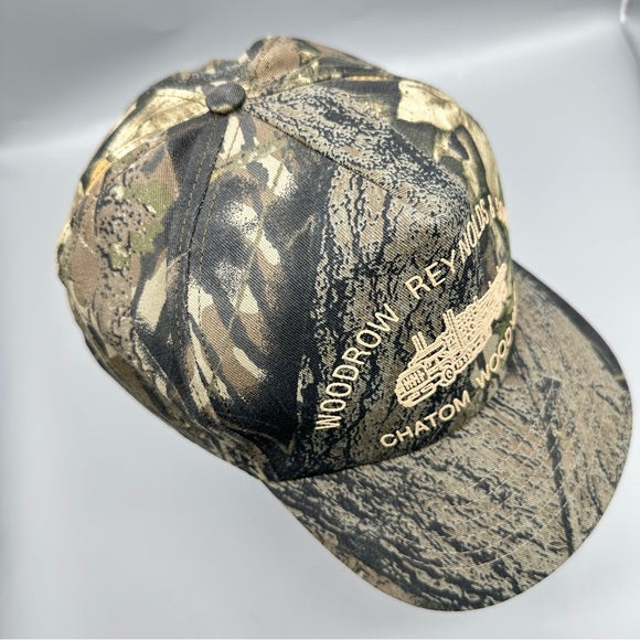 Pre - Loved Vintage Woodrow Reynolds & Son Camo Hat – Mossy Oak Snapback (Chatom Woodyard) Pre-Owned