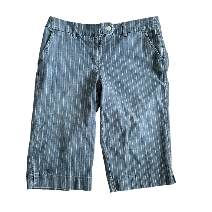 New York & Company Women’s Size 12 Casual Zip Button Short Pants