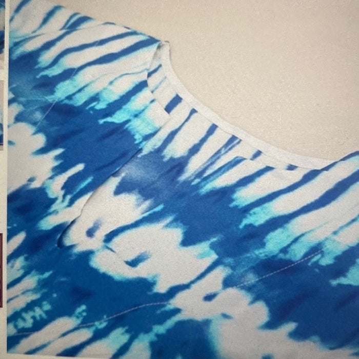 NEW Tie Dye Caftan Dress Swim Beach Coverup Maxi