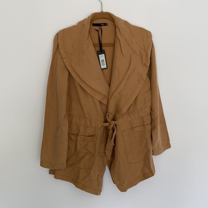 PanacheProse Max Jeans Size M Women’s Almold Shawl Tencel Jacket Size XS