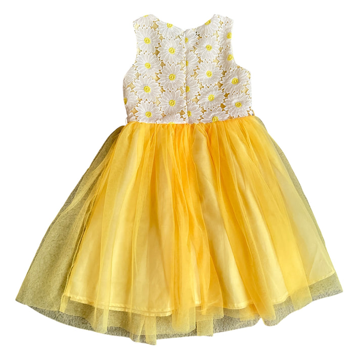 Joe & Ella Girls Lace insert 100% Polyester Lining Sleeveless Dresses Size 8