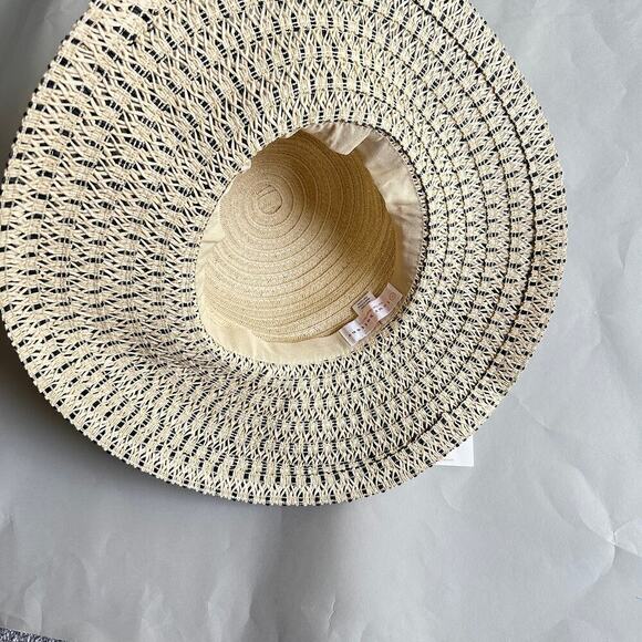 Four Buttons San Diego Hat Co Women’s Aduit One Size Natural Black for Summer