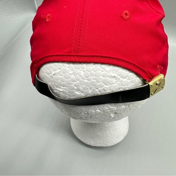 Pre - Loved Vintage Zierke Farms Rope Hat – Made in USA – Red Snapback Trucker Cap