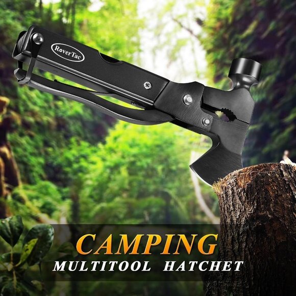 Axe Hatchet Camping Multitool Gear Tool Knife Hammer Pliers Saw Screwdri…