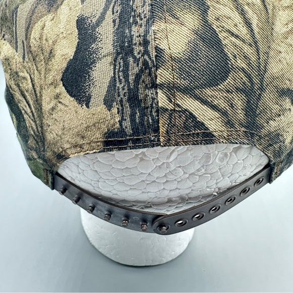 Pre - Loved Vintage Woodrow Reynolds & Son Camo Hat – Mossy Oak Snapback (Chatom Woodyard) Pre-Owned