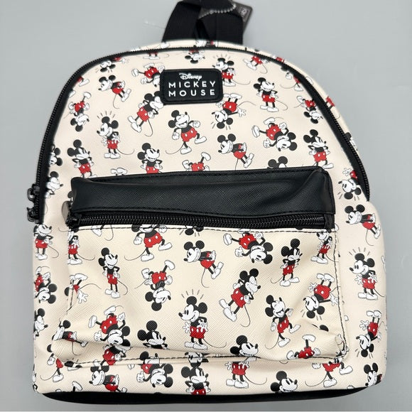 Disney Mickey Mouse Mini Backpack – Bioworld All-Over Print | NWT
