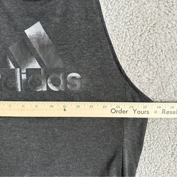 Pre - Loved Adidas Gray Tank twisted Back