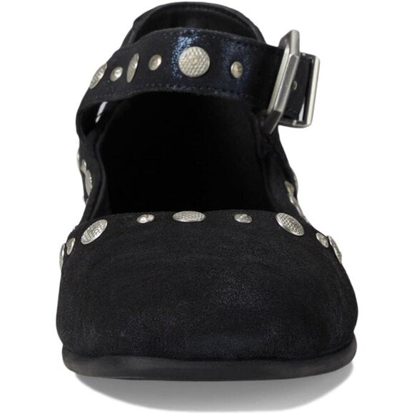 Free People Flat Shoes Women Black Rubber Mystic Mary Jane Contemporary Shoes