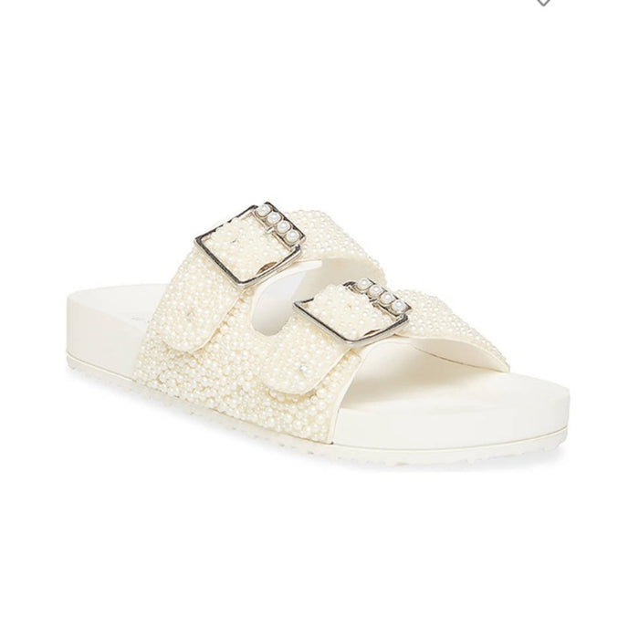 Brand New madden girl teddy footbed Women’s Casual Adjustable sandals. Size 8 M