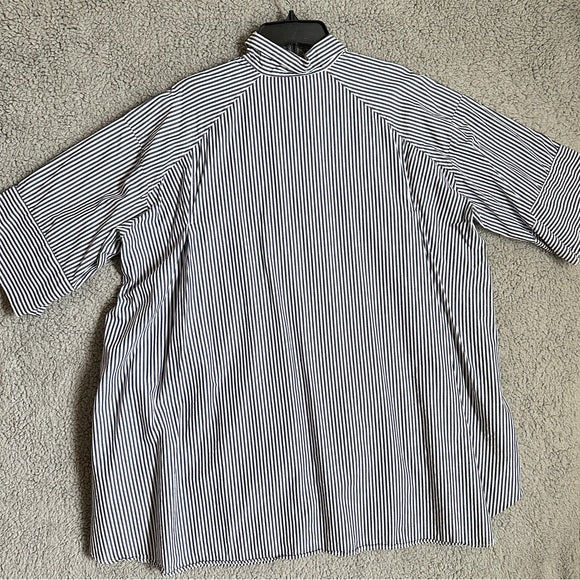Pre - Loved Zara Women’s 100% Cotton Striped Button-Up Shirt