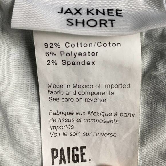 Paige Jax Cut Off Womens Shorts Size 24 Denim⭐️⭐️⭐️⭐️⭐️