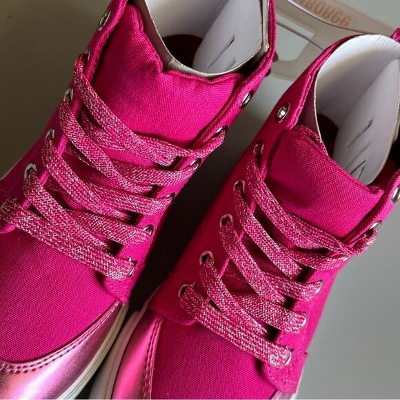 .Gymboree Cosmic Club Pink High Sneakers  Little Girls Size 13 Brand…