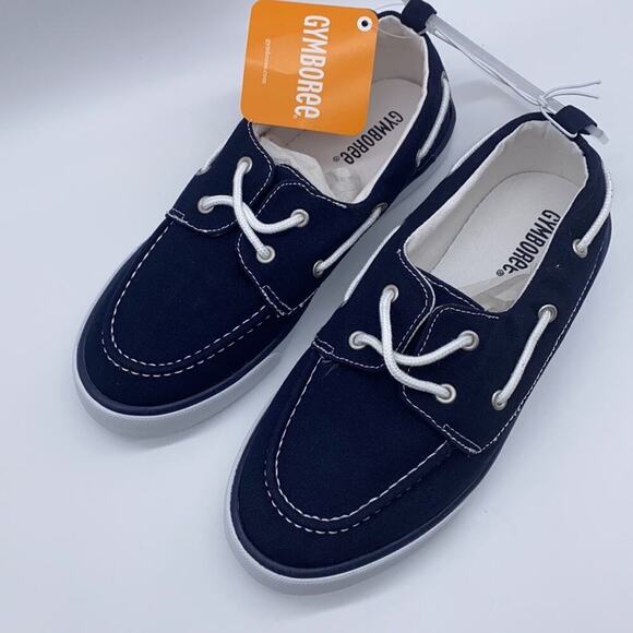 Gymboree Boy’s Navy Blue Boat Shoes Sneakers Size 2