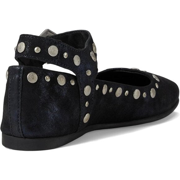 Free People Flat Shoes Women Black Rubber Mystic Mary Jane Contemporary Shoes