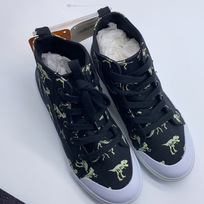 PanacheProse Gymboree Glow In The Dark Dinosaur HiTop Sneakers Size 4
