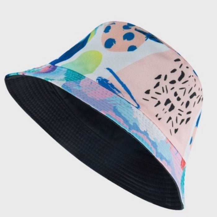 NEW! Bucket Hats Abstract Poster Art Print Womens Summer Sun Hats