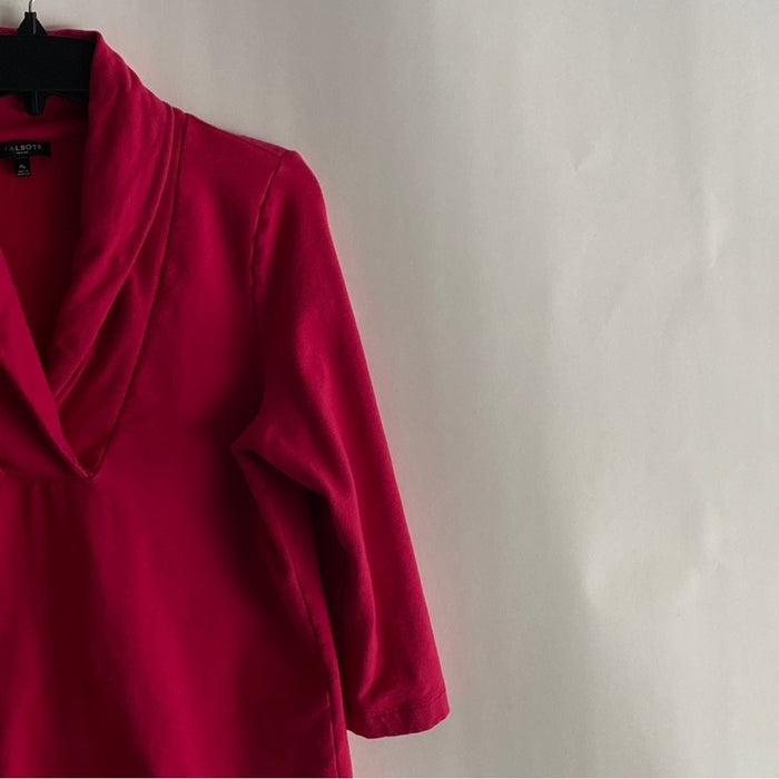 Pre - Loved Michael Michael Kors Size M Women’s Sleeveless Striped Logo Design  BlouseMichael Michael Kors Size M Women’s Sleeveless Striped Logo Design  BlouseTalbots Petite Size MP Women’s Cotton Long Sleeves Pink Pullover Blouse